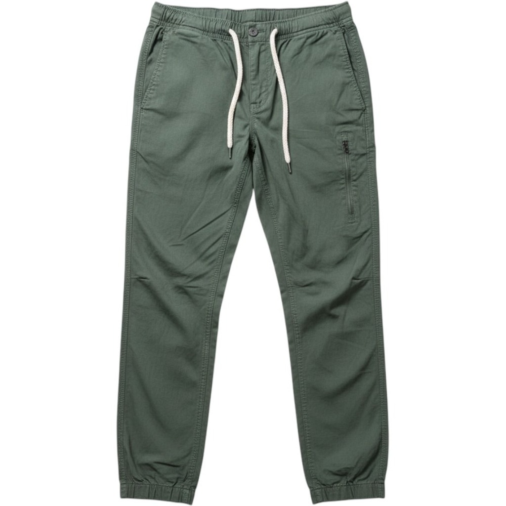 Vuori Ripstop Climber Pants Mens Large Army Green V412 Cotton Stretch Joggers